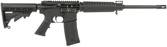 Rock River Arms BLK1850 LAR-15M CAR A4 300 Blackout 30+1 16", Black, R4 Handguard, Tactical Carbine Stock, Overmolded A2 Grip, Railed Gas Block 148304