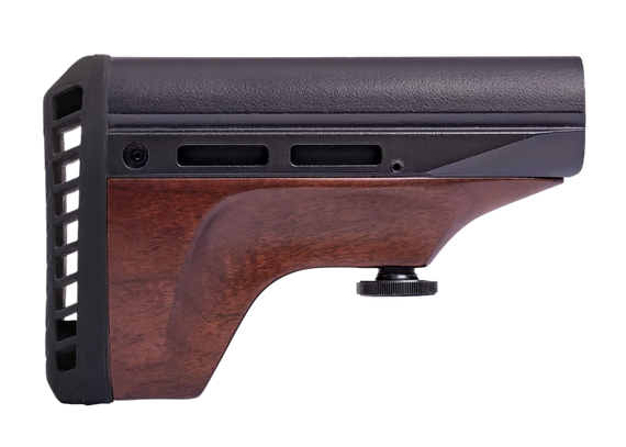 Woox SH.STK092.01 Vigilante Stock Walnut Aluminum/Wood AR Platform 7.50" OAL Ambidextrous 182055
