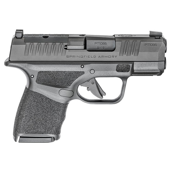Springfield "Gear up 2025" Hellcat OSP White-Dot Handgun 9mm Luger 11(3)&13(2)rd Magazines 3" Barrel Black with CT1500 and Range Bag FKHC9319BOSPUWDGU25