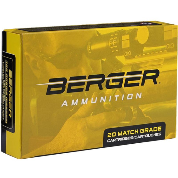 Berger OTM Tactical Rifle Ammunition .338 Norma Mag 300gr OTM 2725 fps 20/ct BB85010