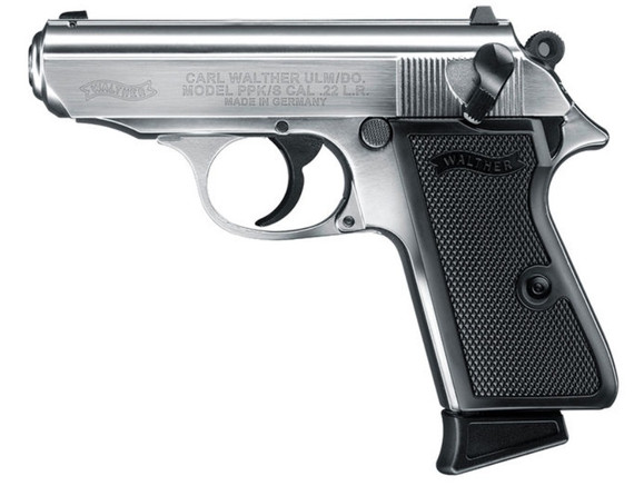Walther Arms PPK/S 22LR 10+1 NKL PLTD 3.35" WA5030320