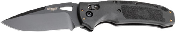 HOGUE SIG K320 NITRON 3.5" BLDABLE LOCK FLDR DROP POINT BLK 36370