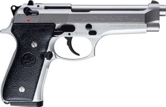 BERETTA 92FS 9MM 4.9" FS 3-DOT10-SHOT INOX BLK RUBBER ITALY GJS92F520