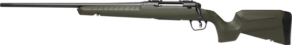 Savage Arms 32127 Axis 2 Compact 223 Rem 4+1 20" Matte Black Heavy Sporter Barrel, Matte Black Drilled & Tapped Carbon Steel Receiver, Fixed Green Synthetic Stock Left Hand 168774