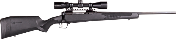 Savage Arms 57304 110 Apex Hunter XP 6.5 Creedmoor 4+1 24", Matte Black Metal, Synthetic Stock, Vortex Crossfire II 3-9x40mm Scope 104391