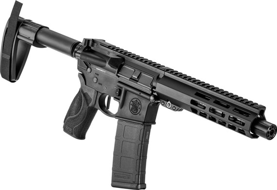 S&W M&P15 PISTOL 5.56 7.5" BBL30-SHOT PISTOL W/ BRACE G13658