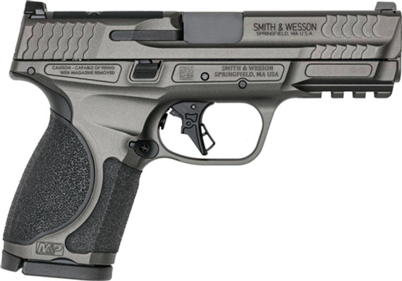 S&W M&P9 M2.0 METAL COMPACT 4"9MM 15-RD NO SAFETY TUNG GREY G14101