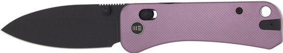 WE KNIFE BANTER 2 2.87" PURPLEALUMINUM/BLK STNWASH CROSSBAR WE230752