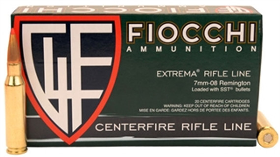 FIOCCHI 7MM-08REM 139GR SST 20/BX 7MM08HSA
