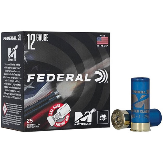 MASTER CLASS 12 GA 2-3/4'' 1OZ #7.5 SHOT 1250 FPS 25/BOX 430113731