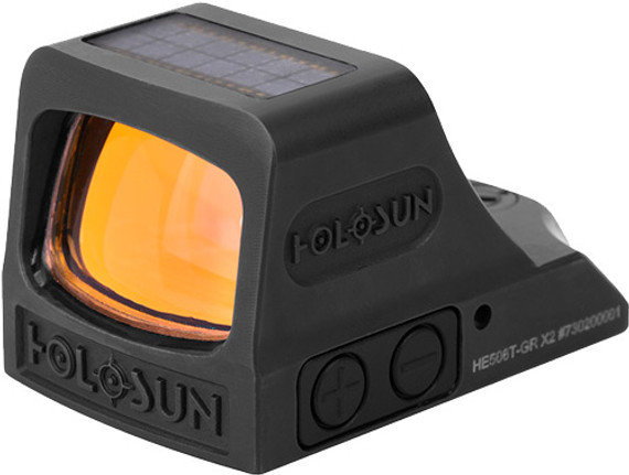 HOLOSUN 508 OPEN REFLEX GREENMULTI RETICLE SOLAR PISTOL HE508TGRX2