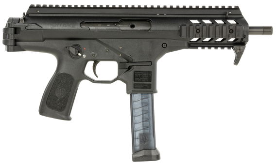 Beretta USA JPMXSBLK30 PMXs  9mm Luger 30+1 (2) 6.90" Threaded Barrel, Black, QD End Plate, Picatinny Handguard, Ambidextrous Controls 153868