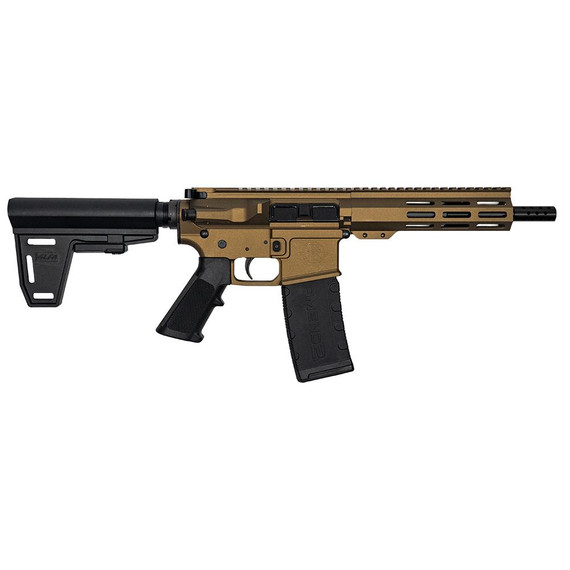 GLFA 223 Wylde Braced Pistol .223 Wylde 30rd Magazine 7.5" Nitride Barrel Bronze Finish IQGL15223PBBRZ