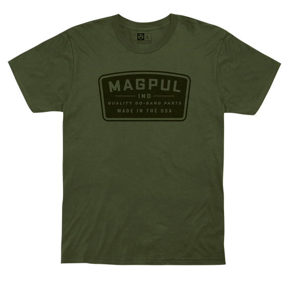Magpul MAG1111-316-S Go Bang Parts  Olive Drab Cotton Short Sleeve Small 135745