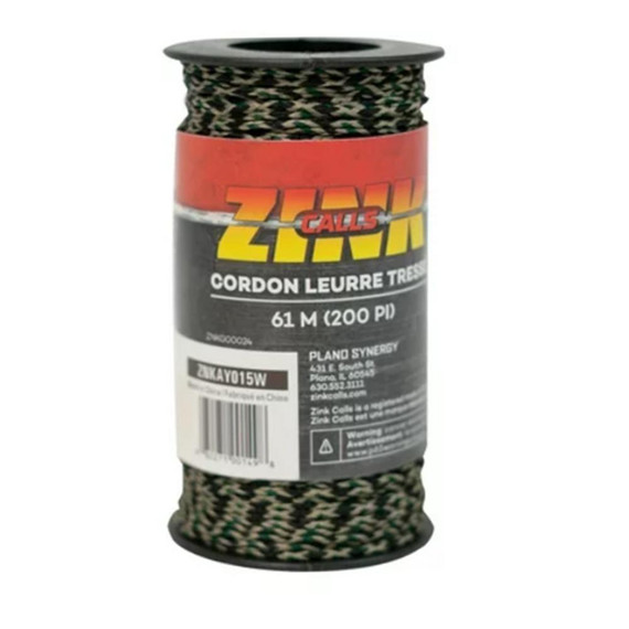 Zink Braided Decoy Cord 200 ft AVZNKZNKAY015W
