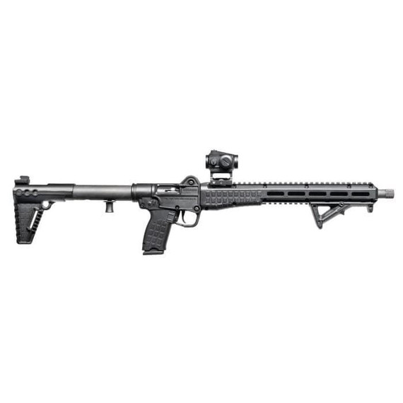 Kel-Tec Gen3 SUB2000 Defender w/Glock Model 20 Style Grip 10mm Auto 15rd Magazine 16.15" Barrel Black Vortex Crossfire KTSUB2K10GLKBLKD