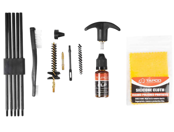 Tapco TAP22081  Rifle Cleaning Kit 5.56/223 Black 184301