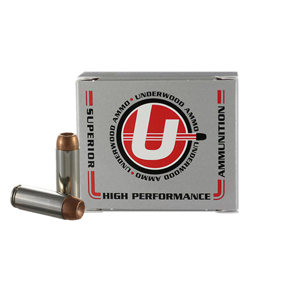 Underwood Ammo Handgun Ammunition .50 AE 300gr JHP 1580 fps 20/ct UB510