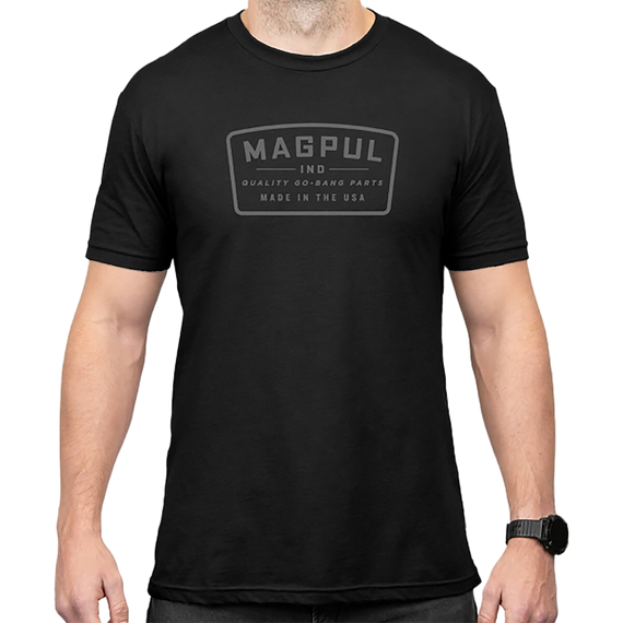 Magpul MAG1526-001-S Go Bang Parts  Black Cotton/Polyester Short Sleeve Small 184536