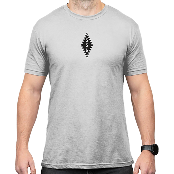 Magpul MAG1280-041-M Engineered to Feed  Stone Gray Heather Cotton/Polyester Short Sleeve Medium 184513