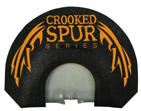 Foxpro CSMOUTHBL Crooked Spur V-Cut Diaphragm Call Attracts Turkeys, 3.5 Prophylactic Reeds, 126599