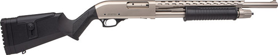 ROCK ISLAND PUMP 12GA 3" 18.5"5RD NICKEL GAGM5
