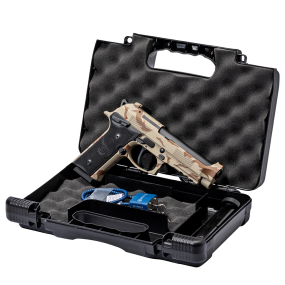BERETTA 92XI SAO FULL SIZE 9MM PSTL DESERT DPM CAMO 2-18RD MAGS BERESPEC0743A18