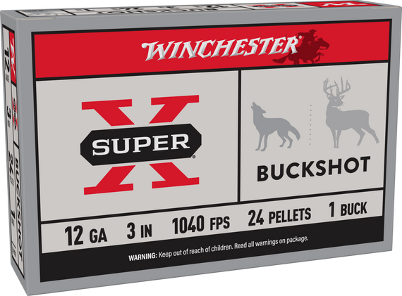 12GA 3" #1 BUCK 5 RD BOX WINCXB1231