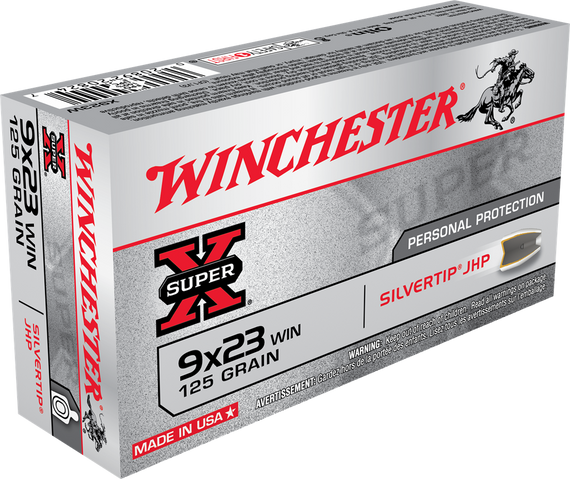 9X23 WIN 125GR SILVERTIP JHP 50RDS WINCX923W