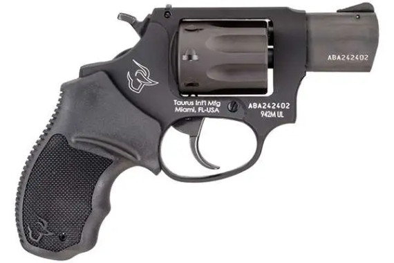TAURUS 942 22MAG REVOLVER 2" BLACK ULTRALIGHT 8RD TAUR2-942M021UL