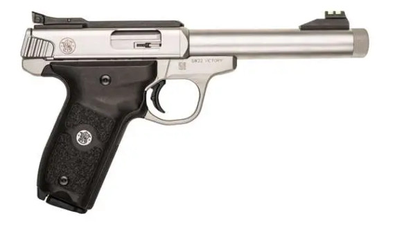 SMITH & WESSON SW22 VICTORY 22LR 5.5" STS TB 10RD PSTL SMIT10201