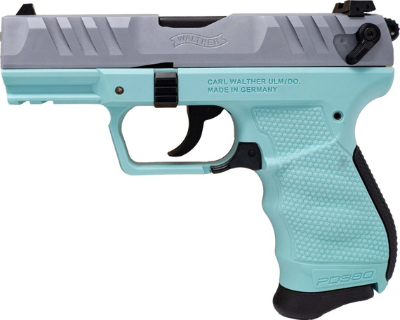 WALTHER PD380 ANGEL BLUE 380ACP PSTL 3.7" 2-9RD WALT5050525 WALTHER PD380 ANGEL BLUE 380ACP PSTL 3.7" 2-9RD WALT5050525