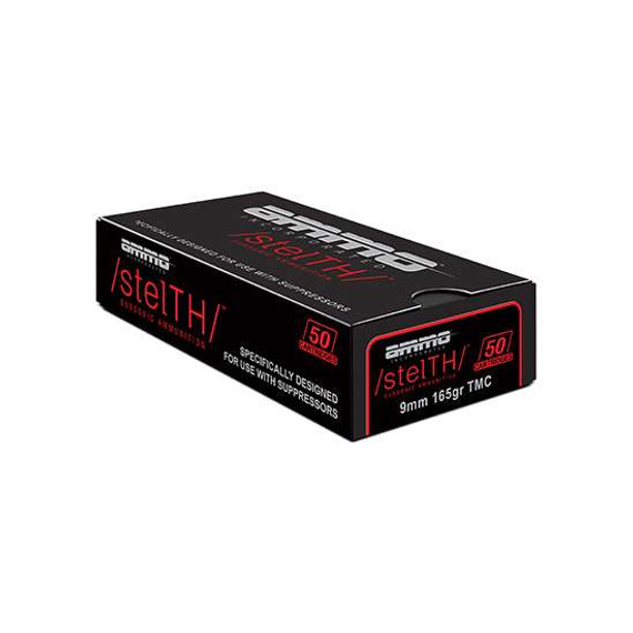 AMMO INC 9MM 165G STELTH TMC 50RD BX/1000RD CASE AMMO9165TMC_STL