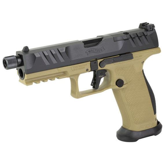 WALTHER PDP PRO SD FULL SIZE 9MM PSTL BLK/FDE 5.1" T.B. 3-18RD MAGAZINES WALT2876582 WALTHER PDP PRO SD FULL SIZE 9MM PSTL BLK/FDE 5.1" T.B. 3-18RD MAGAZINES WALT2876582