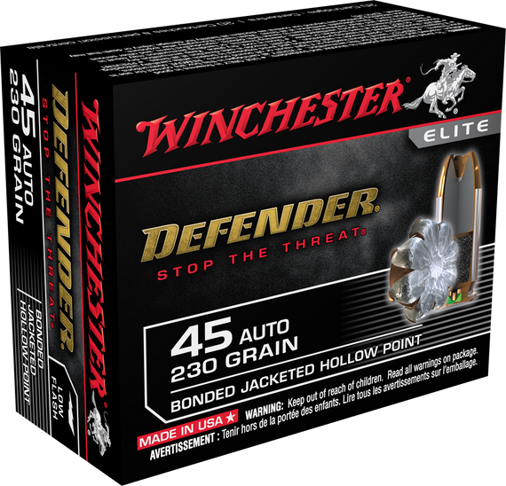 WINCHESTER 45ACP 230GR BONDED PDX1 WINCS45PDB