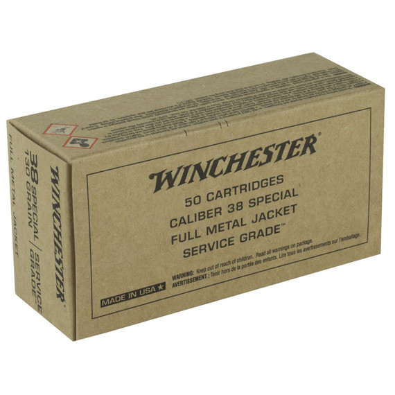 WINCHESTER SRVCE GRADE 38SPL 130G FMJ 50RD BX WINCSG38W