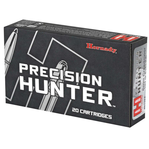 HORNADY PRECISION HUNTER 6MM CREEDMOOR 103GR ELD-X 20RD BX 200RD CASE HORN81392