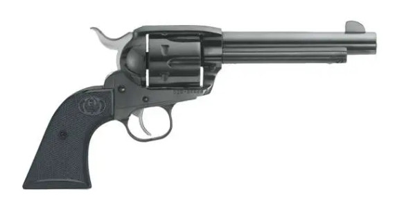 RUGER VAQUERO BLUED 357 MAG S/A REV 5.5" WD GRPS RUGE05106