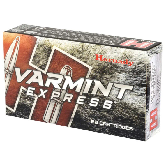 HORNADY VARMINT EXPRESS 220 SWIFT 55G VMAX 20RD BX 200RD CASE HORN8324