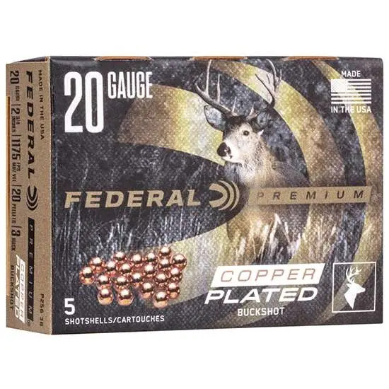 FEDERAL 20GA 2-3/4" MAX. 20 PELLETS-3B 5 RD/BX 50 BX/CS FEDEP2563B