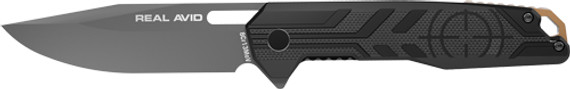 REAL AVID RAV-7 KNIFE ASSISTEDFOLDING 3.25" BLADE GRAY ALUM. AVRAV7