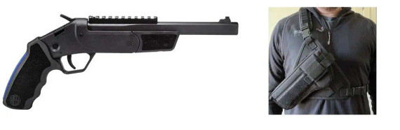 ROSSI SS BRAWLER 410G/45COLT 9" PSTL BLK CHEST BRAZROSSSSPB9-BKKIT