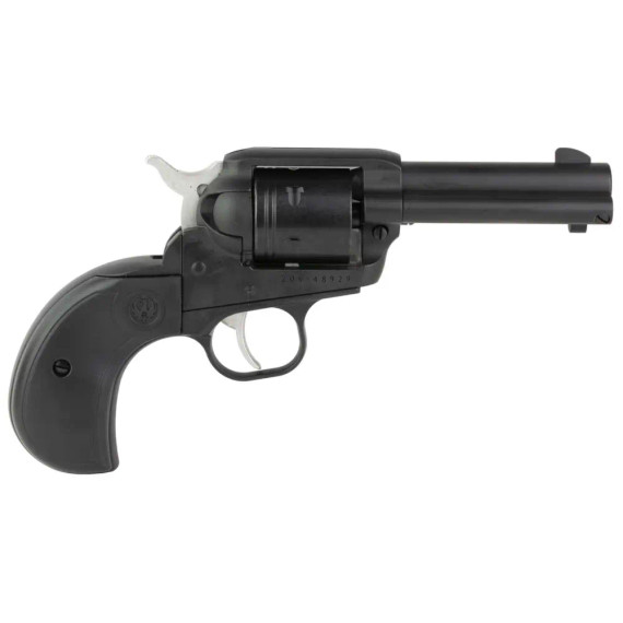 dRUGER WRANGLER 22LR S/A 3.75" REVOLVER BLK CER RUGE02015