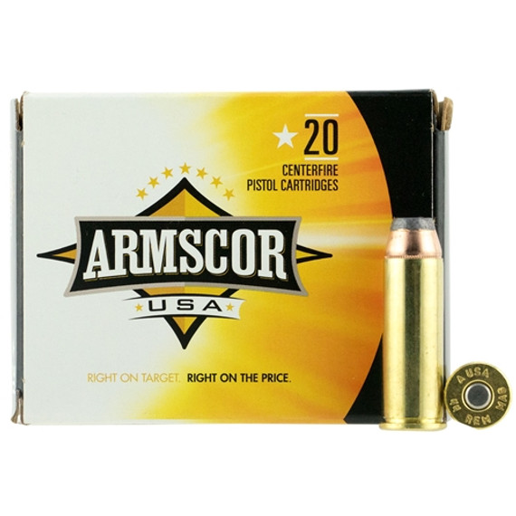 ARMSCOR 44MAG 240GR JHP 20rds O17_ARMSFAC44M2N ARMSCOR 44MAG 240GR JHP 20rds O17_ARMSFAC44M2N