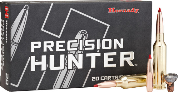 HORNADY PRECISION HUNTER 7MM WSM 162G ELD X 20RD BX 200RD CASE HORN80552