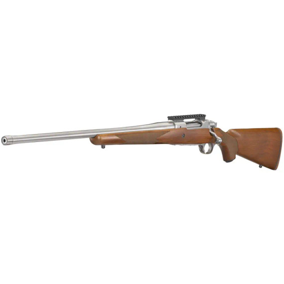 RUGER HAWKEYE HUNTER 6.5CM LFT HAND, 22" STS THRDED BBL, AMERICAN WALNUT STOCK, 4RD RUGE57120