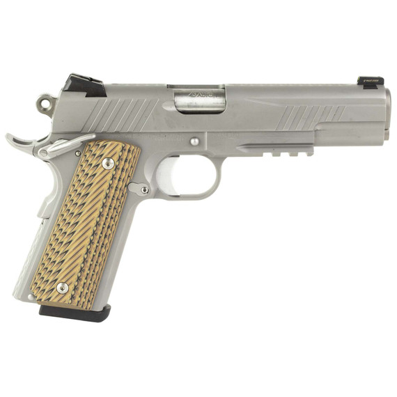 SAVAGE 1911 GOVT RAIL STAINLESS 45 ACP PISTOL 5" 8+1 SAVA67203