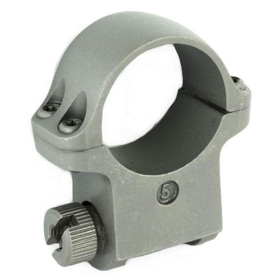 RUGER CLAM SHELL 1" HI SCOPE RING MATTE STS RUGE90291