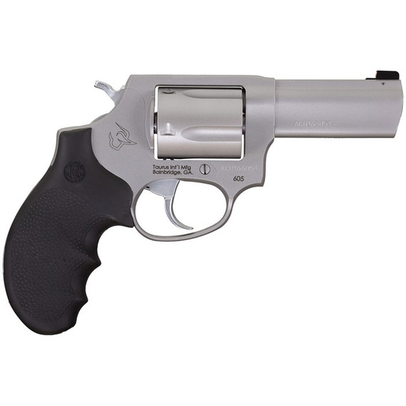 DEFENDER 605 357 MAG/38 SPL 3'' BBL 5RD SS/BLK HOGUE GRIPS 430108352
