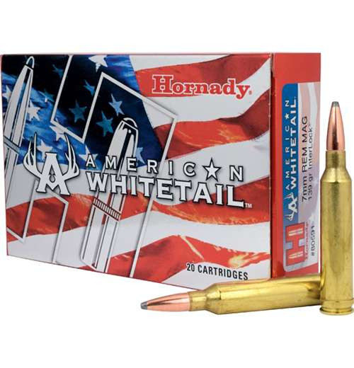 HORNADY AW 7MM REM 139GR INTERLOCK 20RD BX 200RD CASE HORN80591